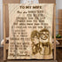 Blanket for wife from Husband